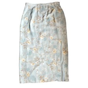 Talbots Vintage 100% Silk Maxi Skirt